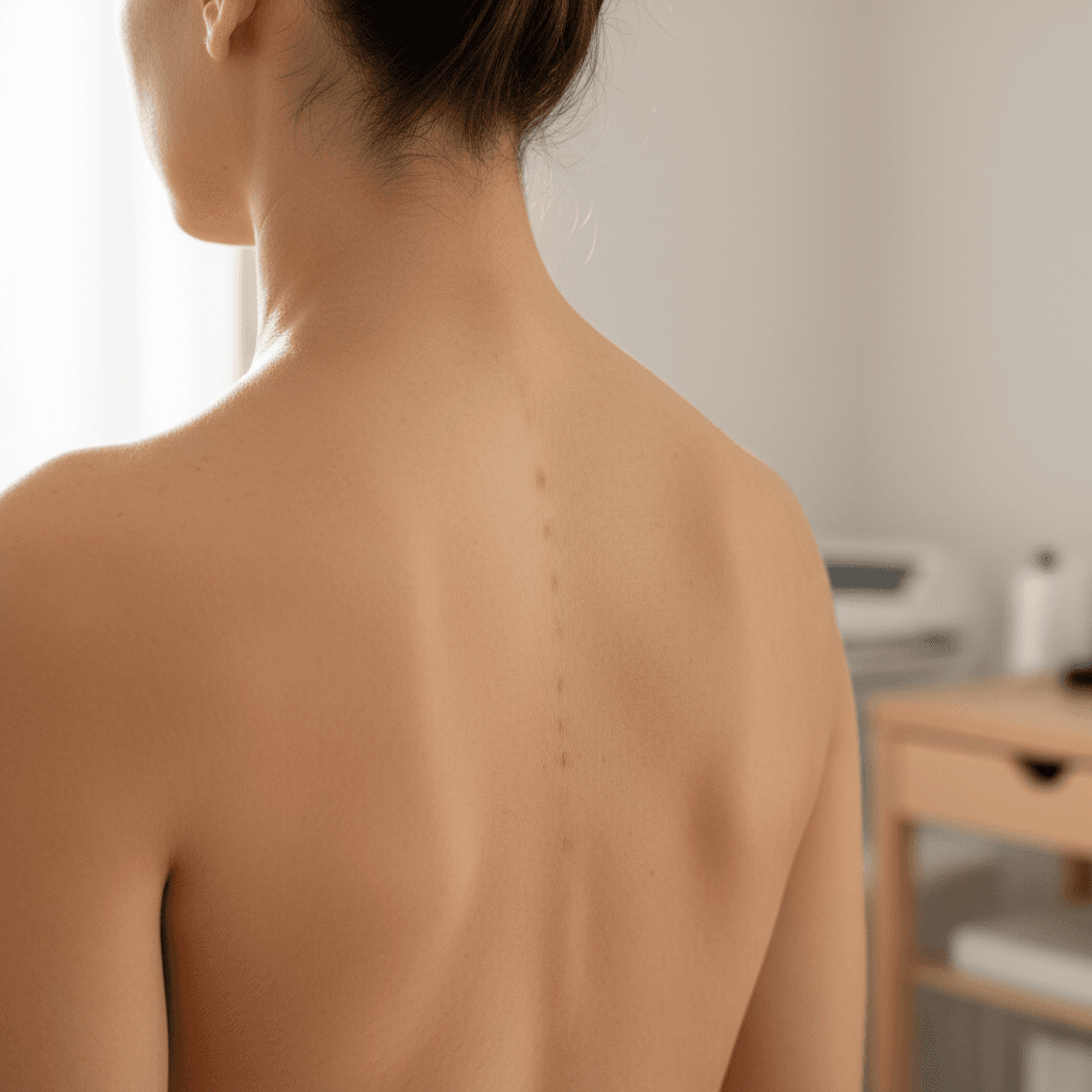 Spine alignment visualization