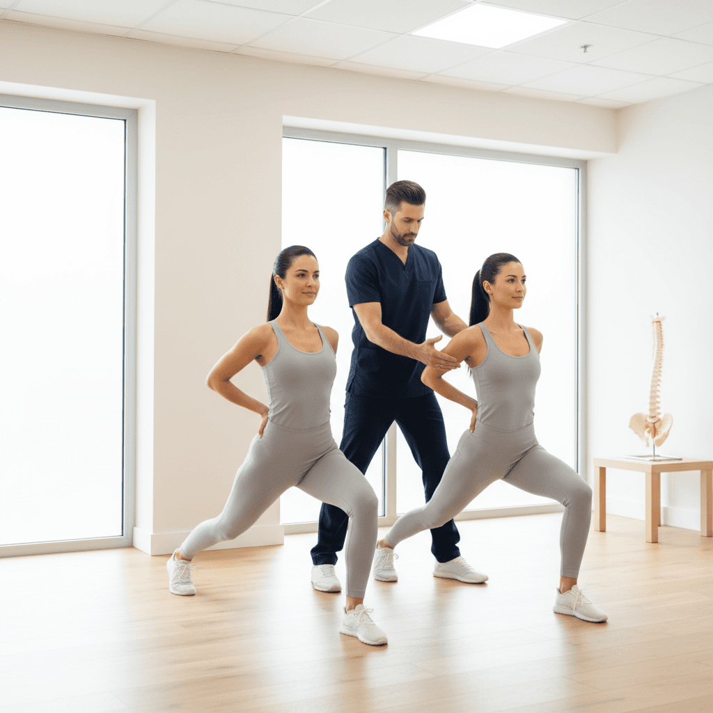 Dr. Sean Whittal demonstrating movement protocol